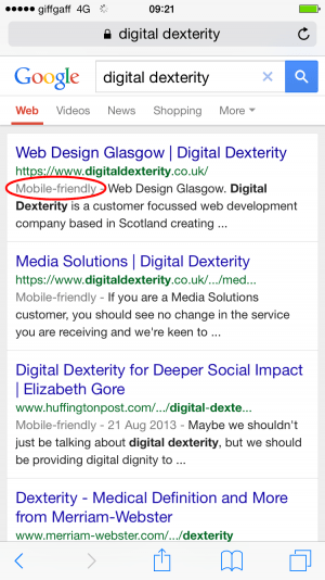 Is your site mobile friendly?
